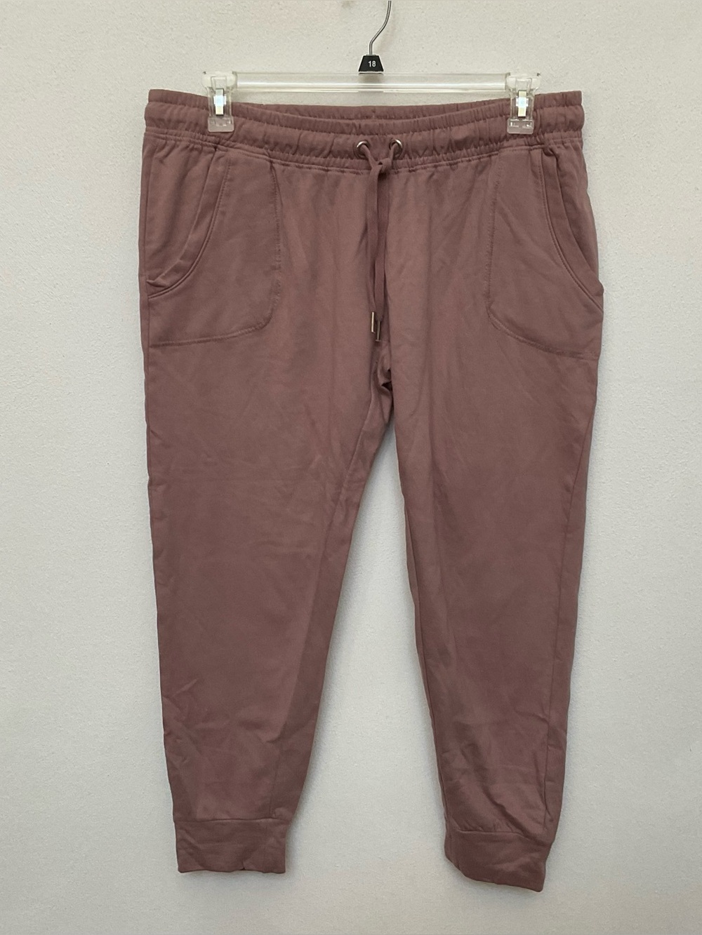 New York Laundry NWT Dusty Mauve Jogger Sweatpants Elastic Waist Size 1X